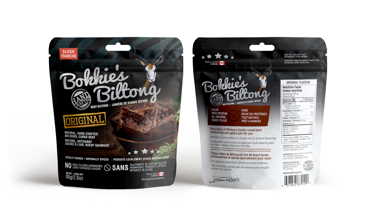 Bokkie’s Biltong Original Pouch