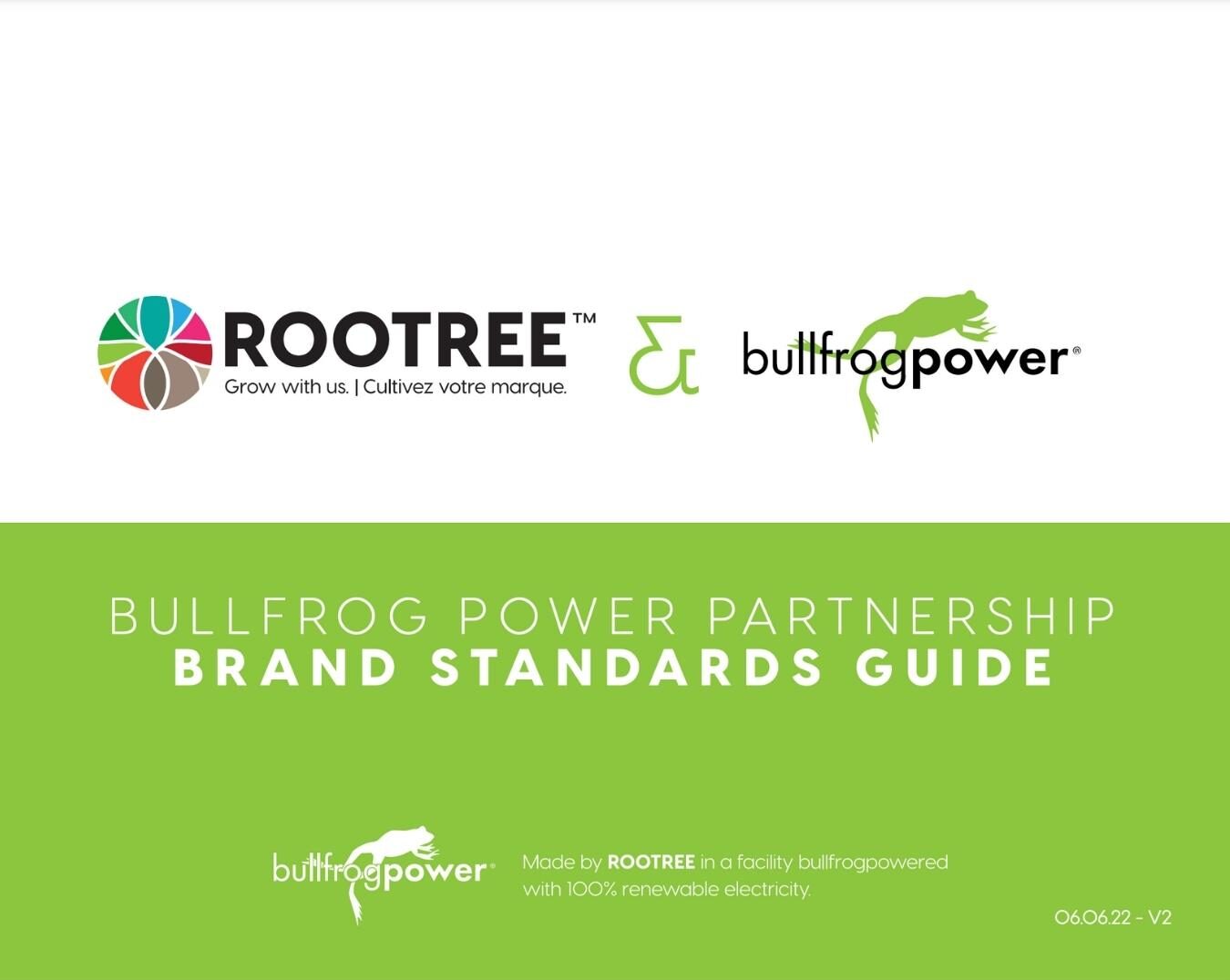 Le label Bullfrog Power Rootree