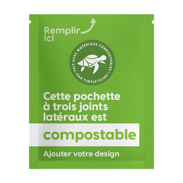 Compostable 3-Side Seal