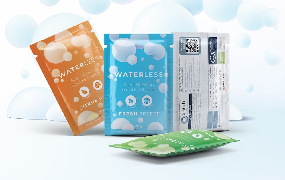 Waterless Sachets Bubbles Pouches