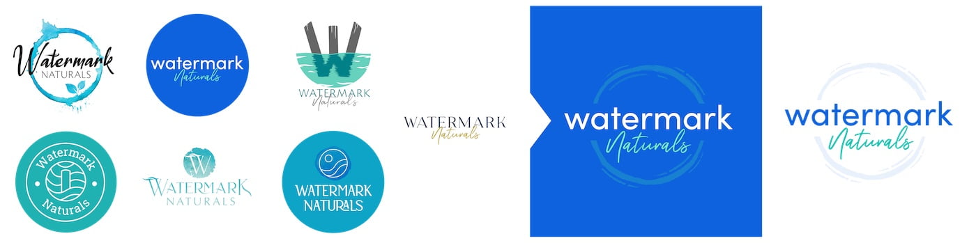 Watermark Logo Progression